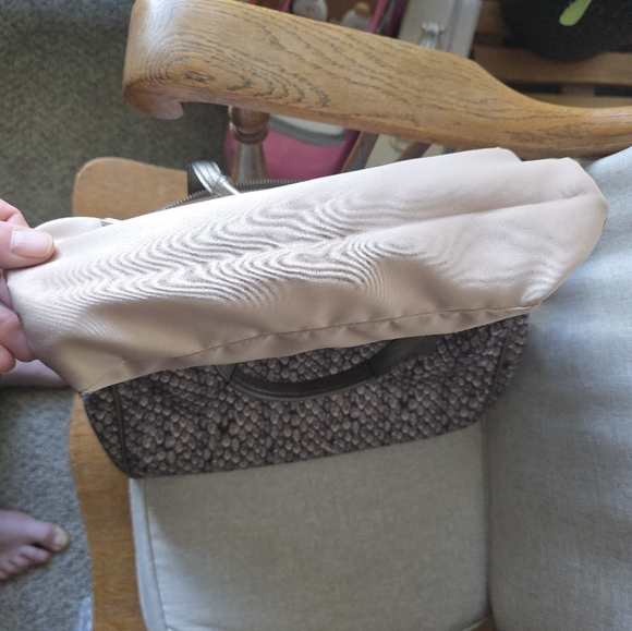 Coach Taylor Metallic Snakeskin Satchel Matching Wallet In Closet As Well - Picture 11 of 13